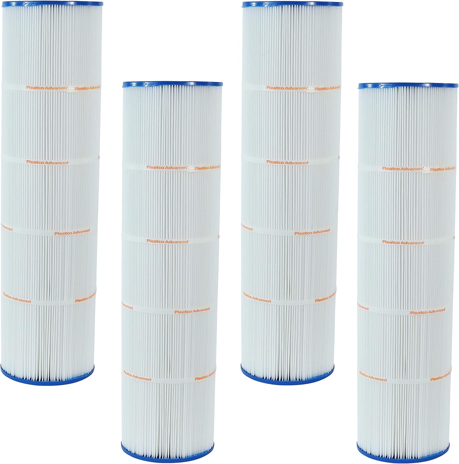 Pleatco Filtration PJAN85-PAK4-EC Pool Filter Cartridge Replacement for Unicel: C-7459-4, Filbur: FC-6405, OEM Part Numbers: A0557900