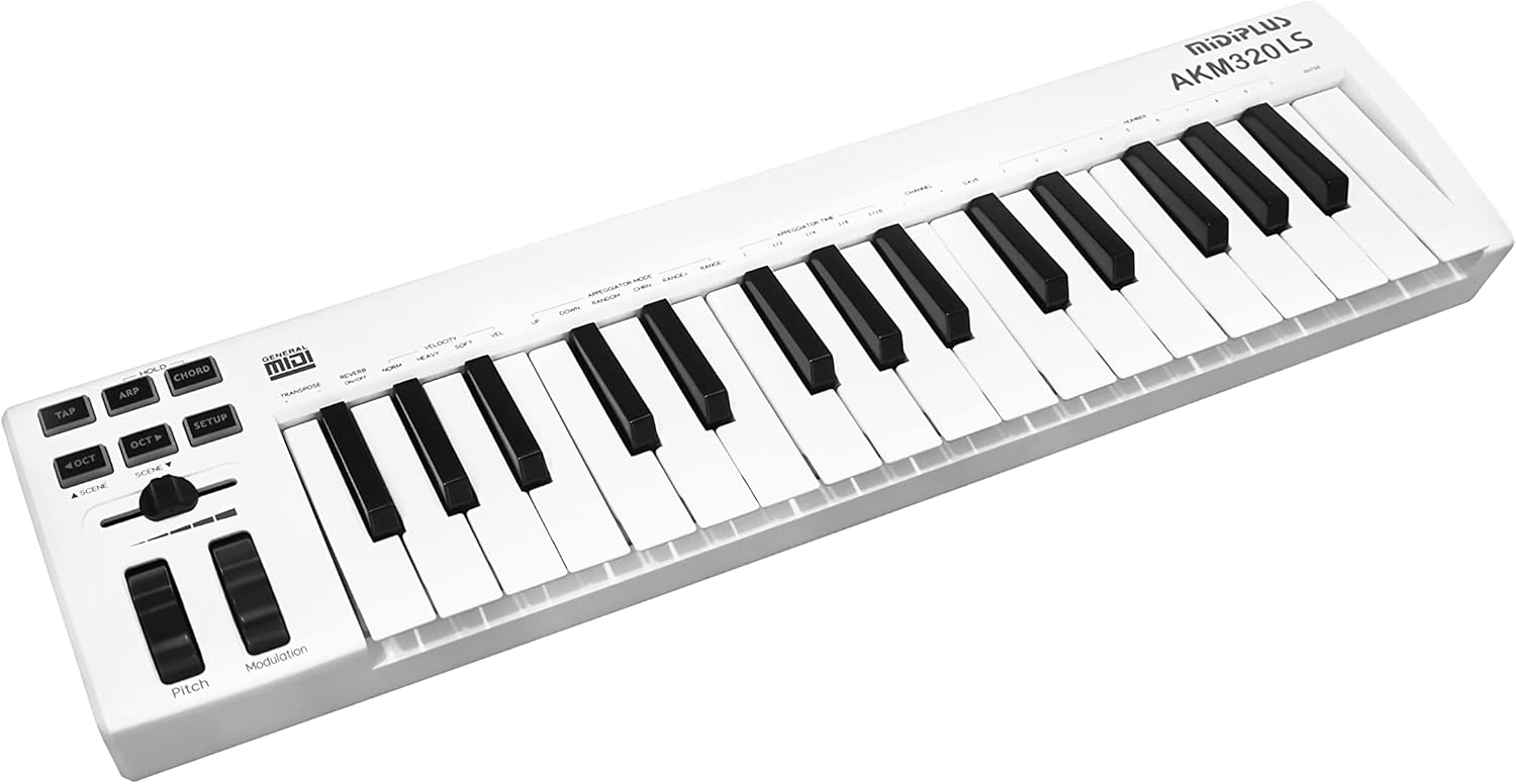 MIDIPLUS AKM320LS USB MIDI Keyboard Controller with sound