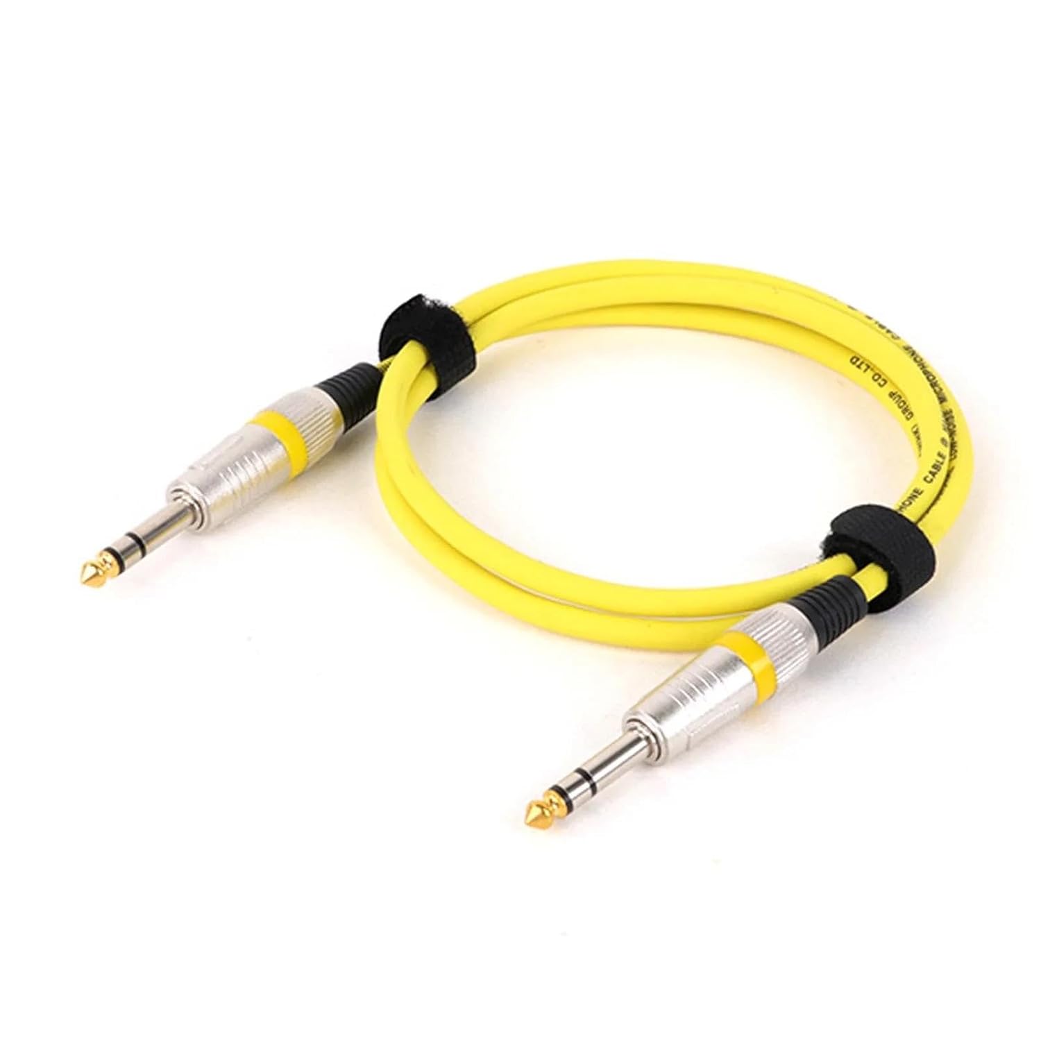 Guitar Audio Cable 1PC Guitar Cable Stereo 1/4 Inch to 1/4 Inch TRS Instrument Cable for Guitar Mixer Amplifier 30CM-15M(Yellow,15m)