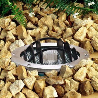 DW1351-GRL SS Well Light with Grill, 50W MH 120V, Stainless Steel Finish