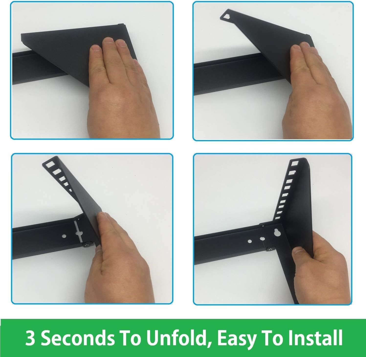 JINGCHENGMEI 2 Pack of 19 Inch 4U Heavy Duty Vertical Wall Mountable Rack and 125 lb Wall Mountable Server Rack (2)