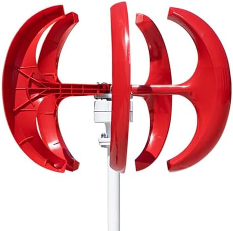 2000W Vertical Axis Wind Turbine Generator Kit, 12V/24V Home Power System with Durable Nylon Blades, Efficient Permanent Magnet Alternator for Sustainable Energy Solutions