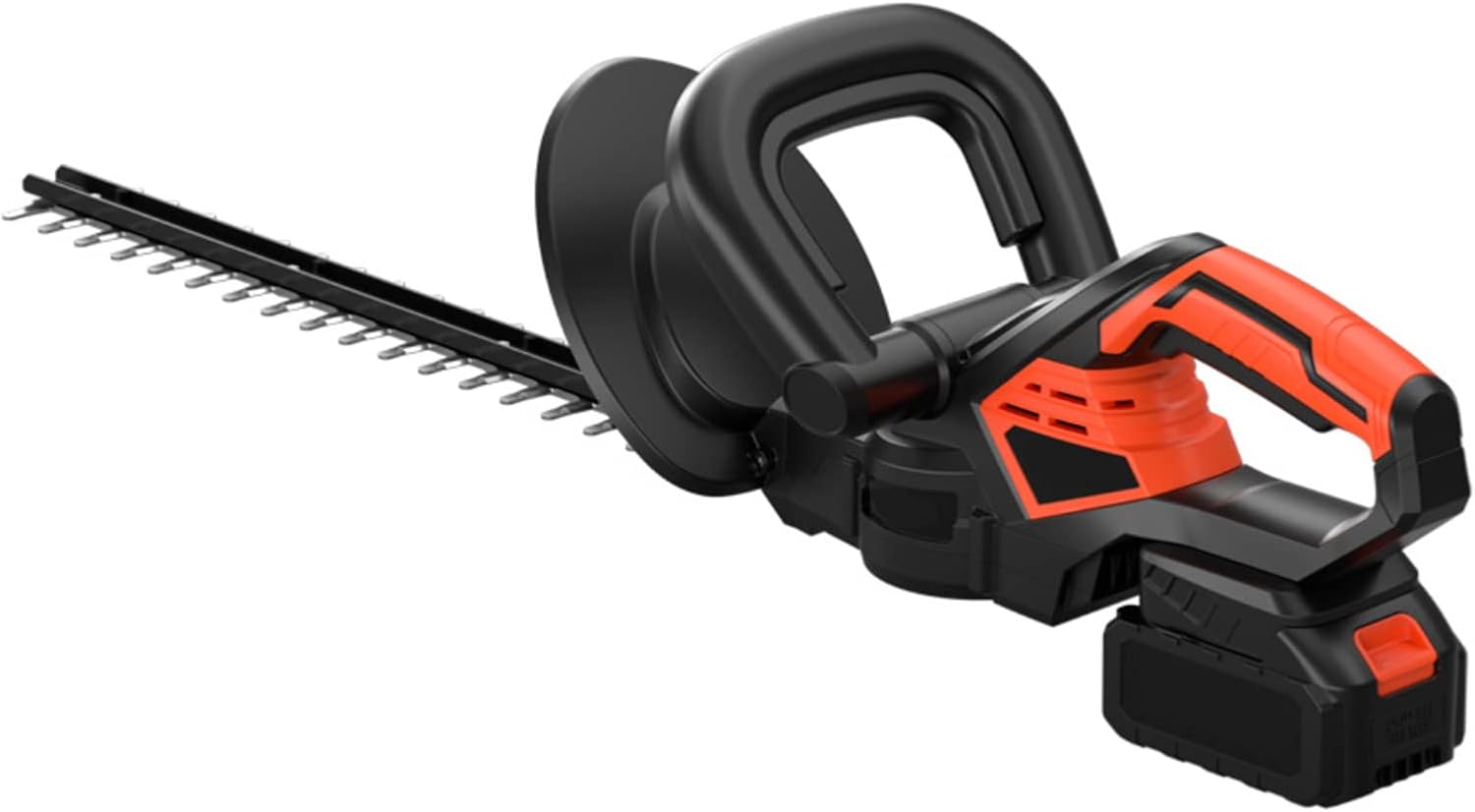 21v Hedge Trimmer Cordless Machine Lithium Battery Hedge Trimmer Dual-Action Blade Electric Gardening Tool for Bush Lawn and Garden