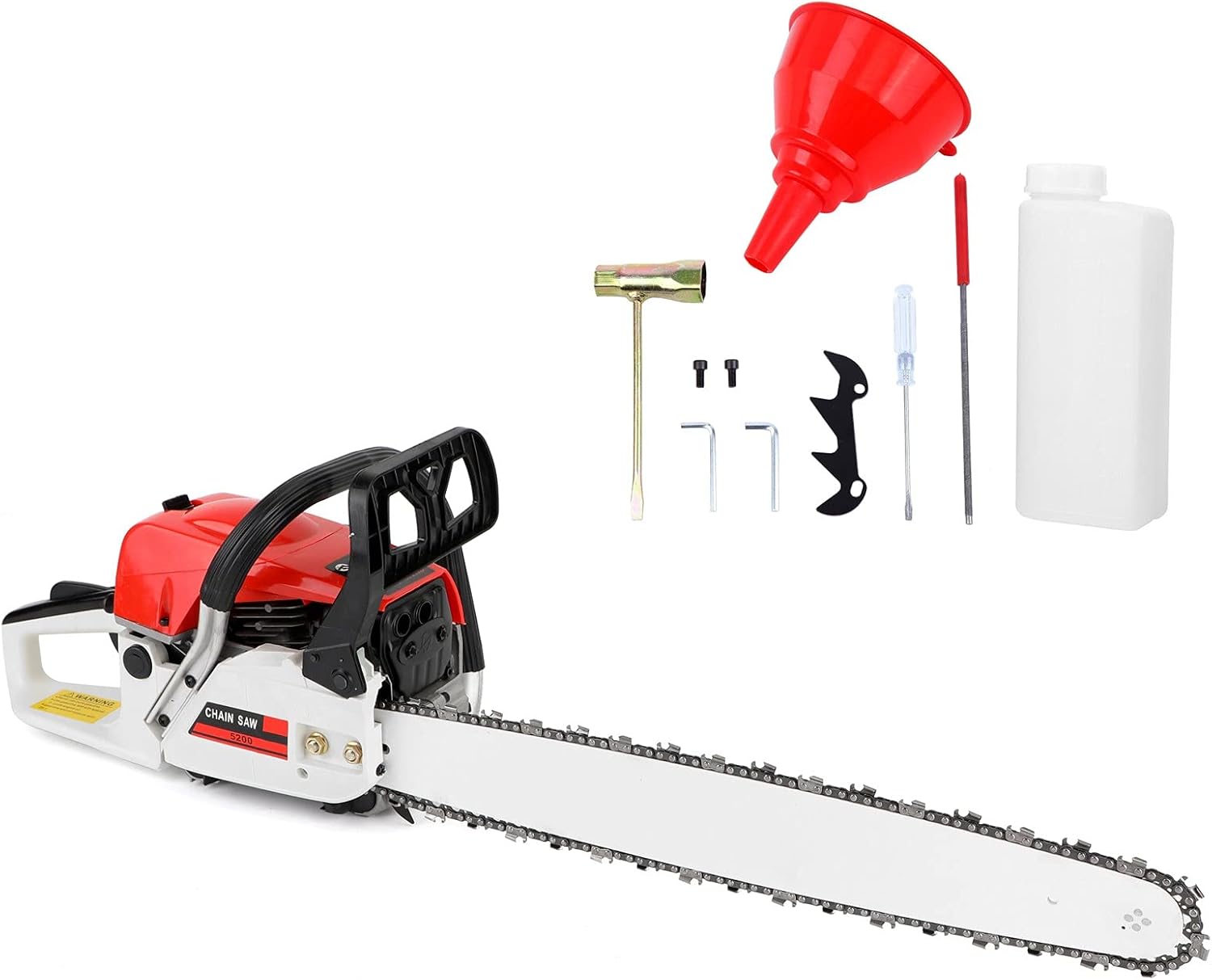 Topteng Chainsaw 20 Inch Gas Power, 20