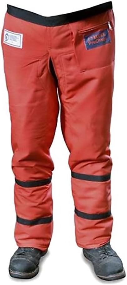 Delta Plus Chain Saw Chaps, Orange, 33 in. L
