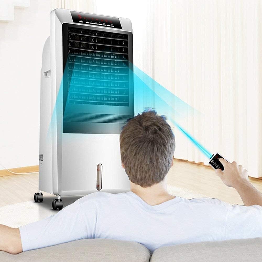 Portable Air Conditioner Cooler Portable Air Conditioner Fan Air Cooler Silent Fan Cooling Air Conditioning Small Single Cold Water-Cooling Mobile Small Air Conditioner