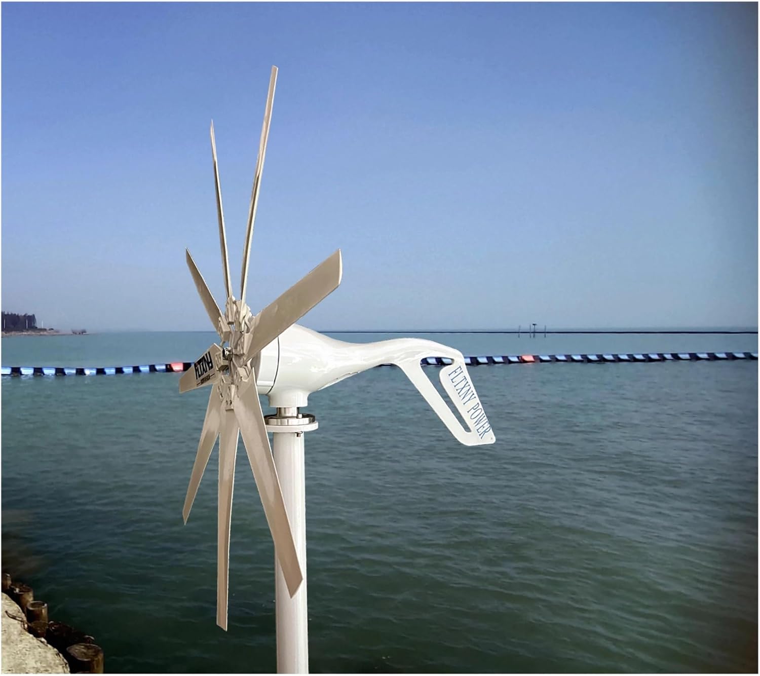 5000W Wind Turbine Power Generator Off Grid System 12V 24V 48V Output System for Home Complete Kit MPPT Charger Low Starting Speed for Home(48V,5000W)