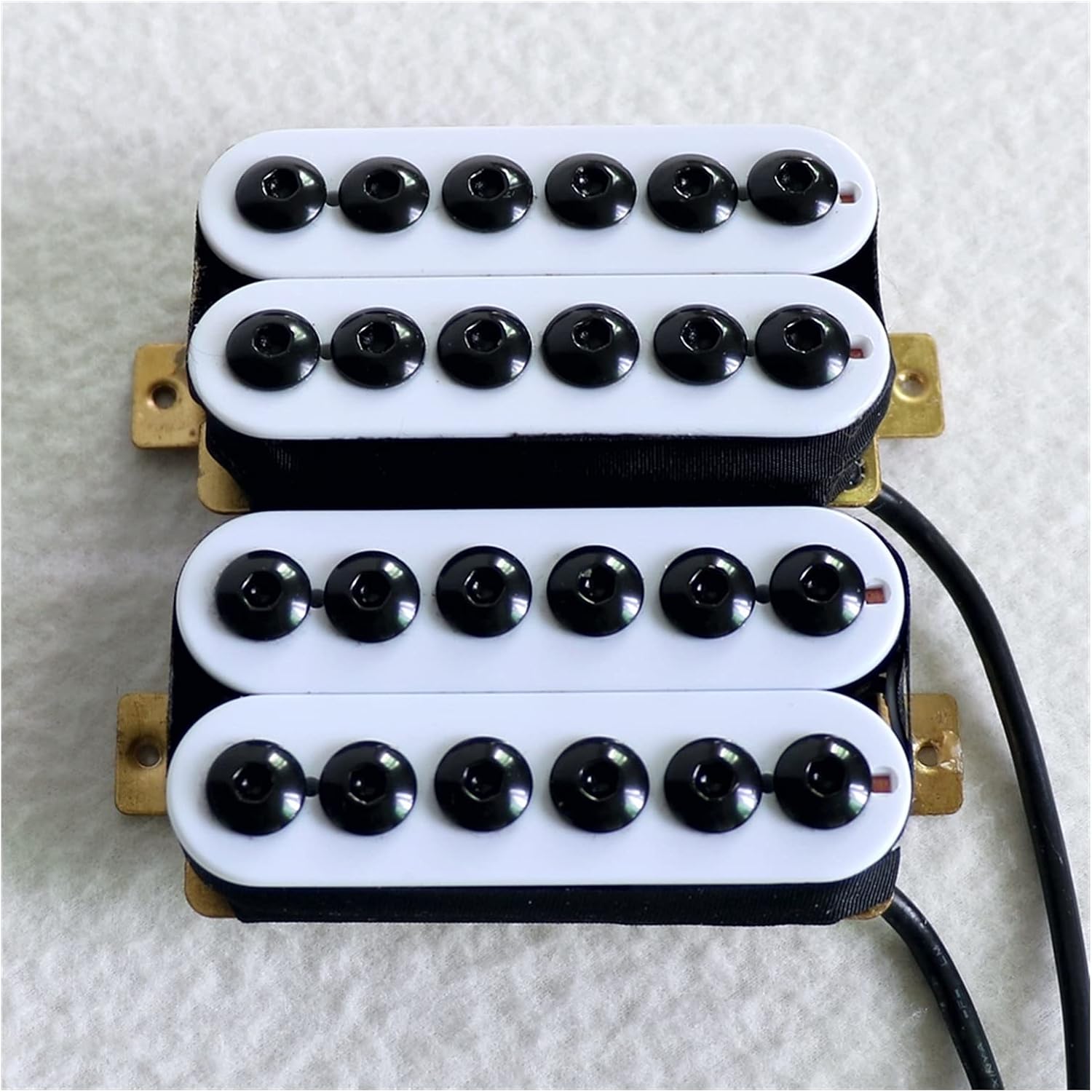 White Color Adjustable Hex Pole Piece Humbucking Guitar Pickups Electric Guitar Pickups