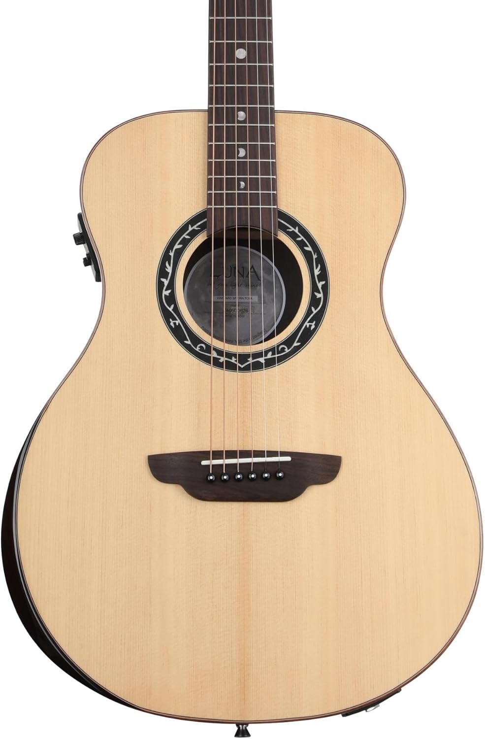 Luna Vineyard Bevel Folk Acoustic-electric Guitar - Natural