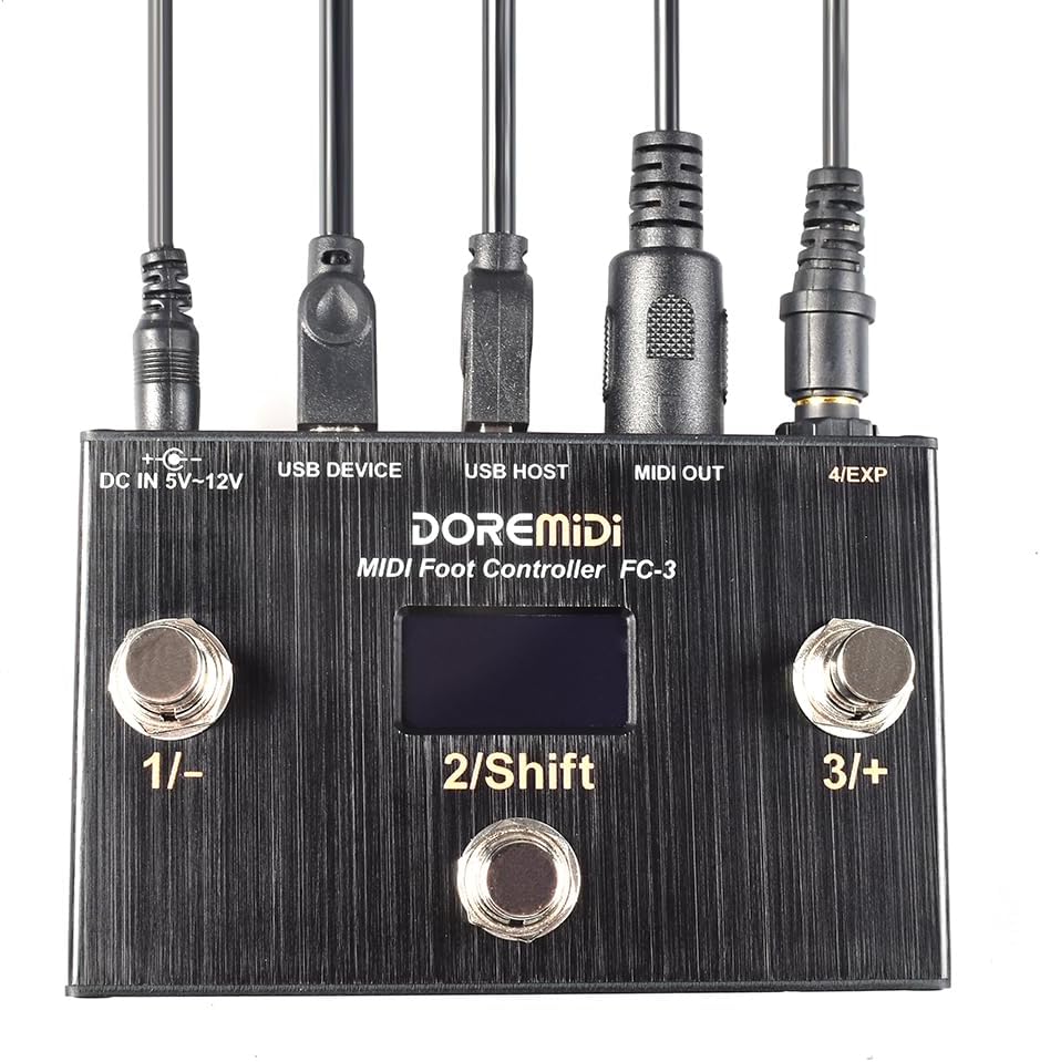 MIDI Foot Controller (FC-3) MIDI Controller Designed That Can Be Used for Foot Control