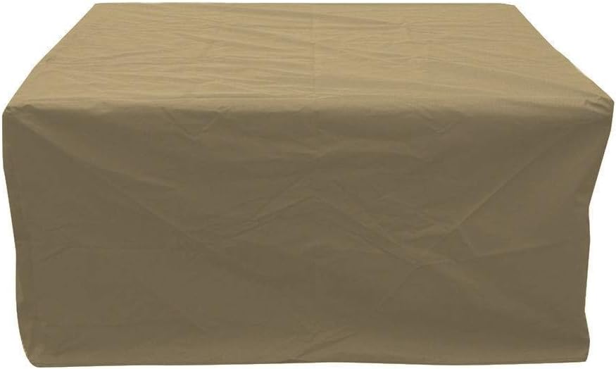 The Outdoor GreatRoom Company Tan Linear Cover for Boardwalk Fire Pit Table
