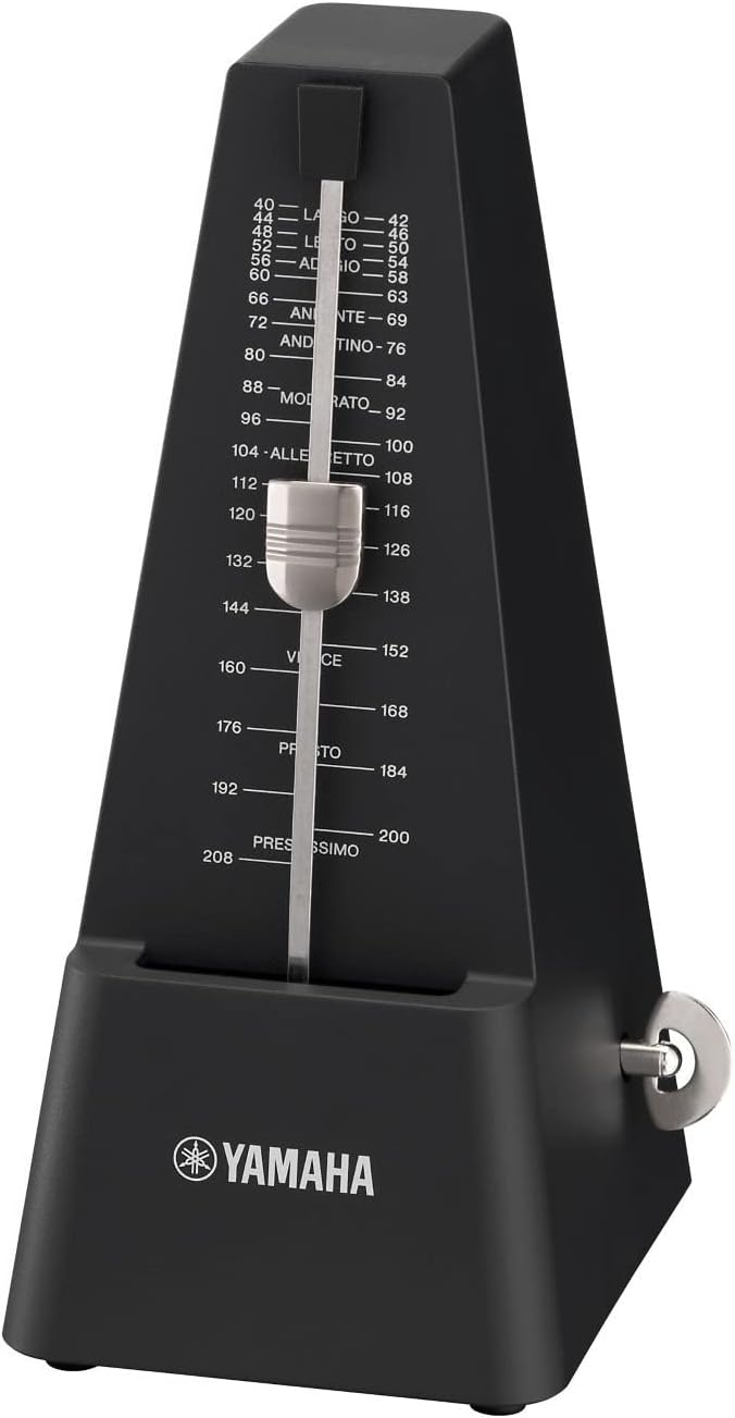 Yamaha MP-90BK Metronome Black Classic Triangular Pyramid Style Matte Finish to Prevent Fingerprints