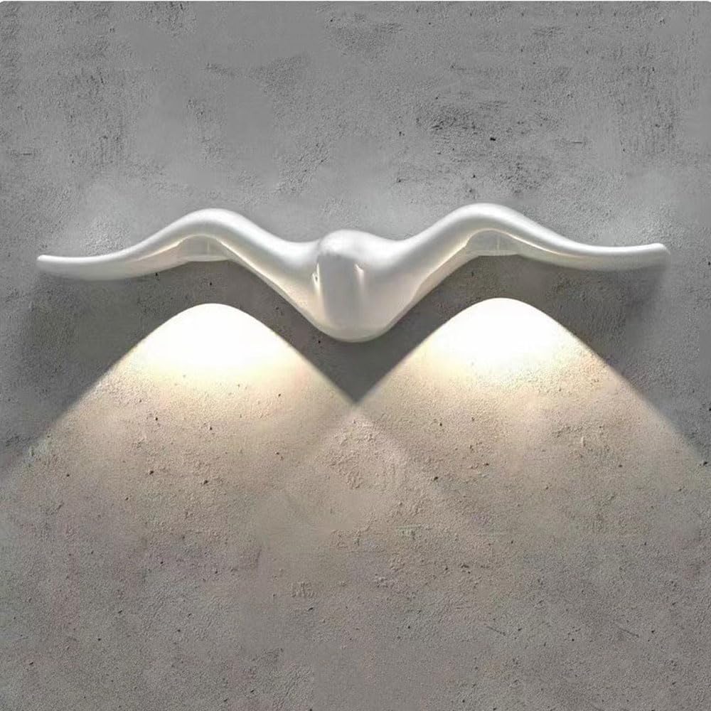 Seagull Design Wall Lamp Indoor for Outdoor Modern Wall Sconce Creative Aluminum 6W,Waterproof for Wet Locations Courtyard Simple Corridor Balcony Wall Lamp