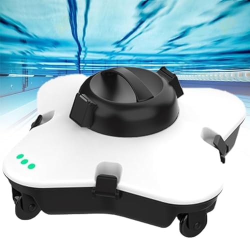 Water Cleaner Robotic Pool Vacuum, Cordless Robotic Pool Cleaner, 260 Mins Maximum Runtime, Automatic Pool Vacuum