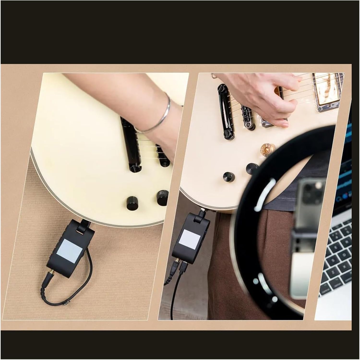 Professional Guitar Effects Pedals Guitar Effect Pedal Headphone Amplifier Built In 40 Sets Of Drum Sets Rhythm Instrument Accessories