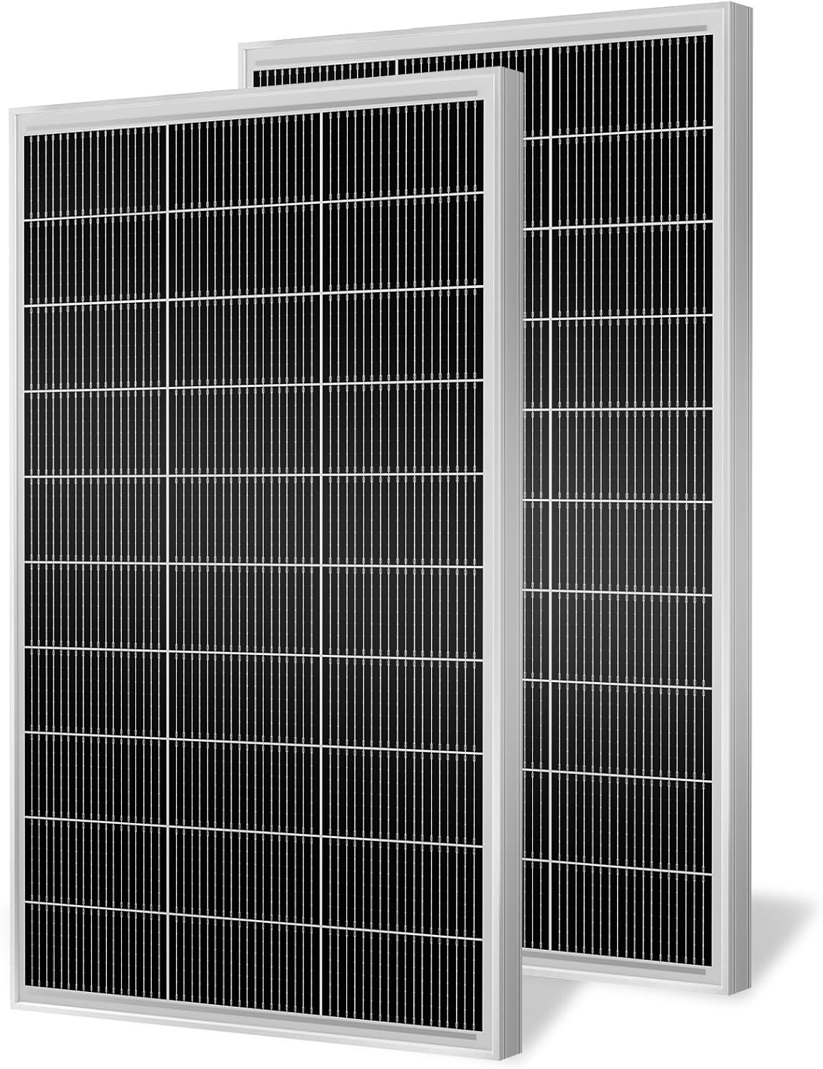 300 Watt Solar Panels, 12V 150 Watt 2 Pack, Monocrystalline Cell High-Efficiency PV Module, Solar Panels for Homes Camping RV Battery Boat Caravan and Other Off-Grid System