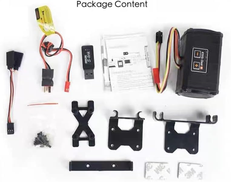 Engine Sound Simulator, Sense Innovations ESS Dual+ Engine Sound Simulated Module Set for TRX4, Axial Wraith SCX10 SCX10 II Engine Sound Simulation System