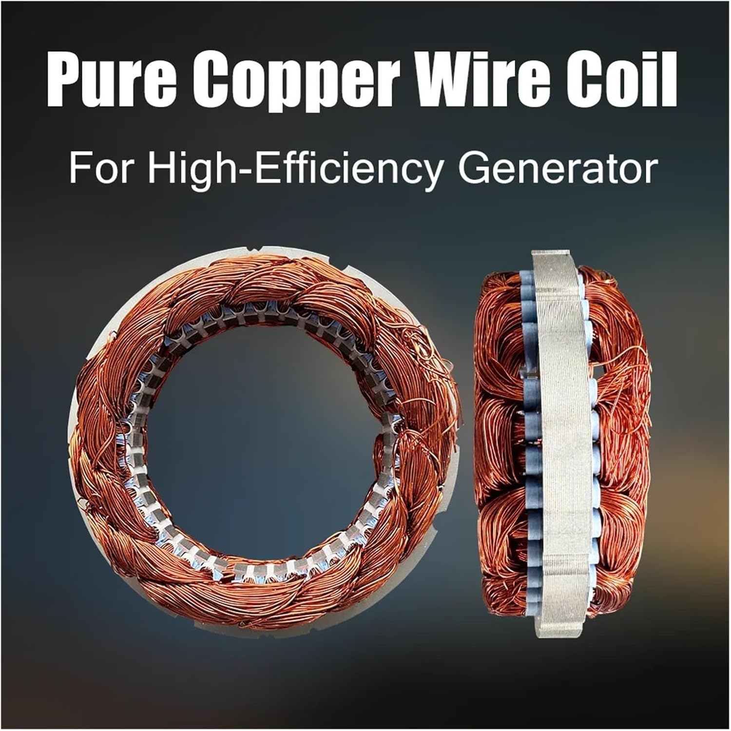 500W Wind Turbine Generators Kit 12V 24V 48V Gearless Permanent Magnet Generator Turbine Low Speed For Water Conservancy And Wind Power Household Low Starting Speed for Home(With Base,DOUBLE SHAFT_12V