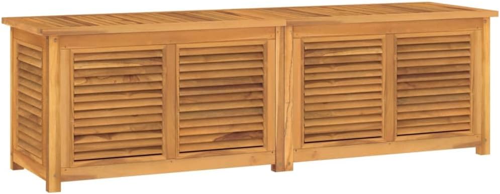 Deck Box Indoor Outdoor Storage Container Furniture with Bag, Patio Storage Box Bin Organizer for Garden Tools, 68.9