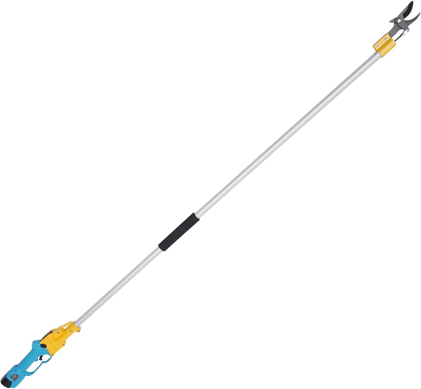 Tree Pruner and Pole Saw, Pruning Shears, Cordless Electric Pruning Shears Set, with 2 Spare 2.0ah Lithium Batteries, with Extension Pole, Tree Branch Cutting Machine, For Fruit Trees, Vineyards