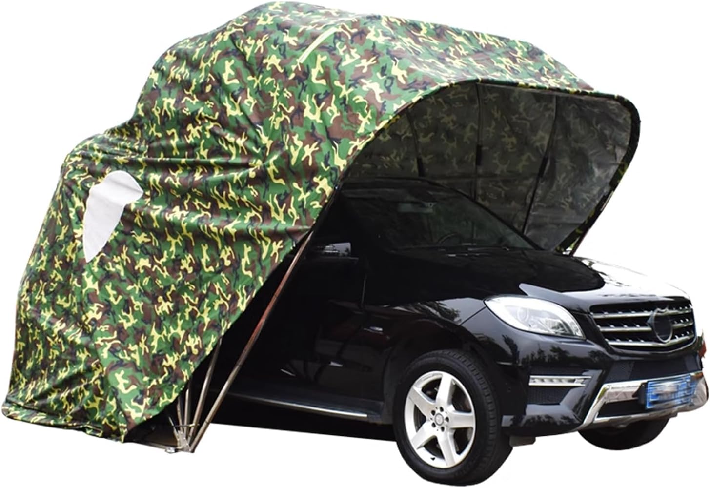 Fully Automatic Remote Control Car Tent, Large Huge Folding Mobile Carport, All Weather Proof Stainless Steel Windproof Simple Carport, Heavy Duty Tent Car Cover, for Car,6.4*2.8*2.65M/21*9*8.7ft