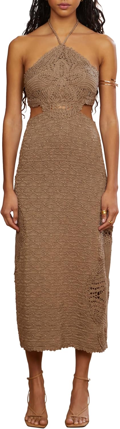 AMUR Women's Clara Midi Knit Dress