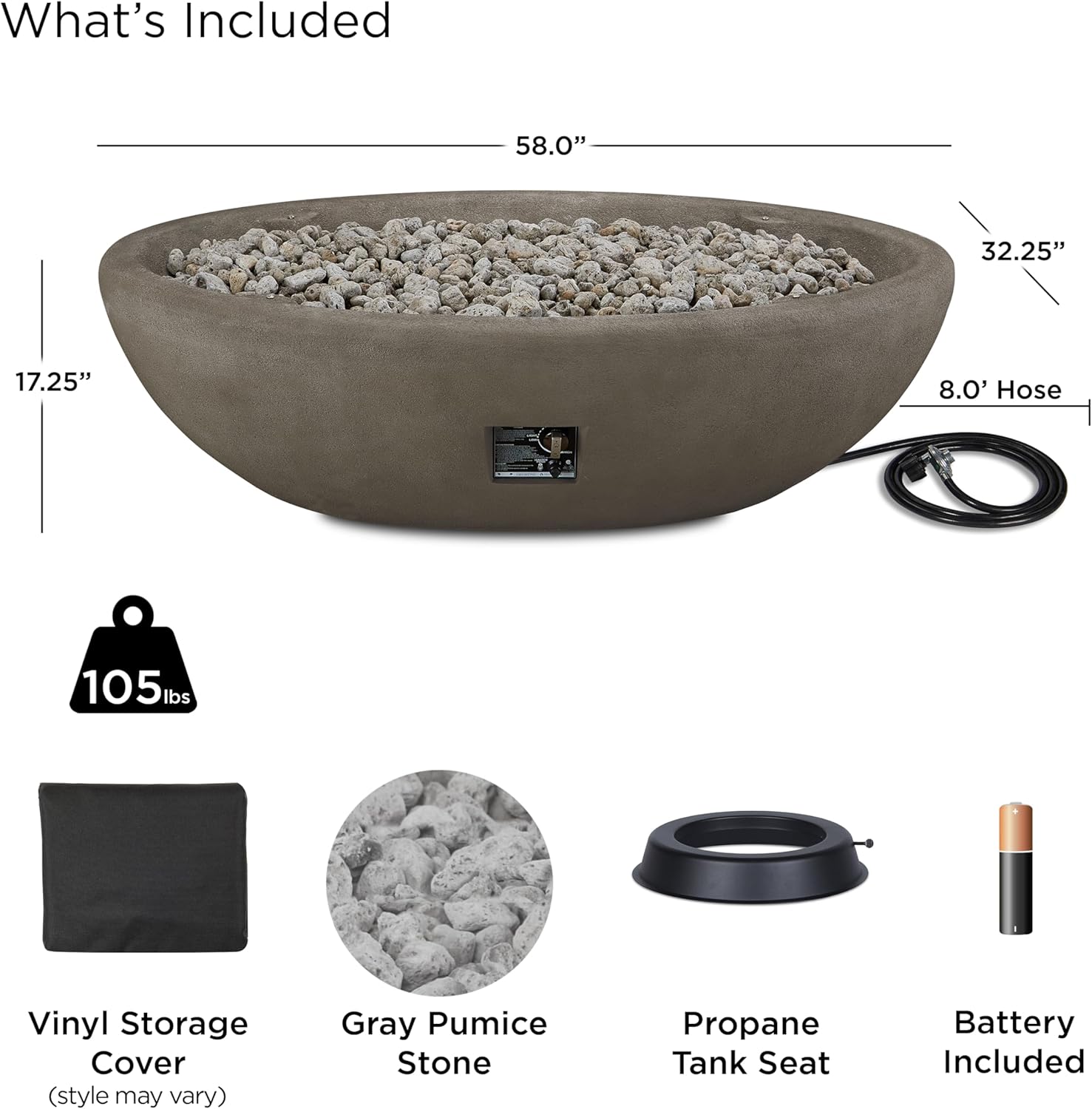 Real Flame Riverside 58