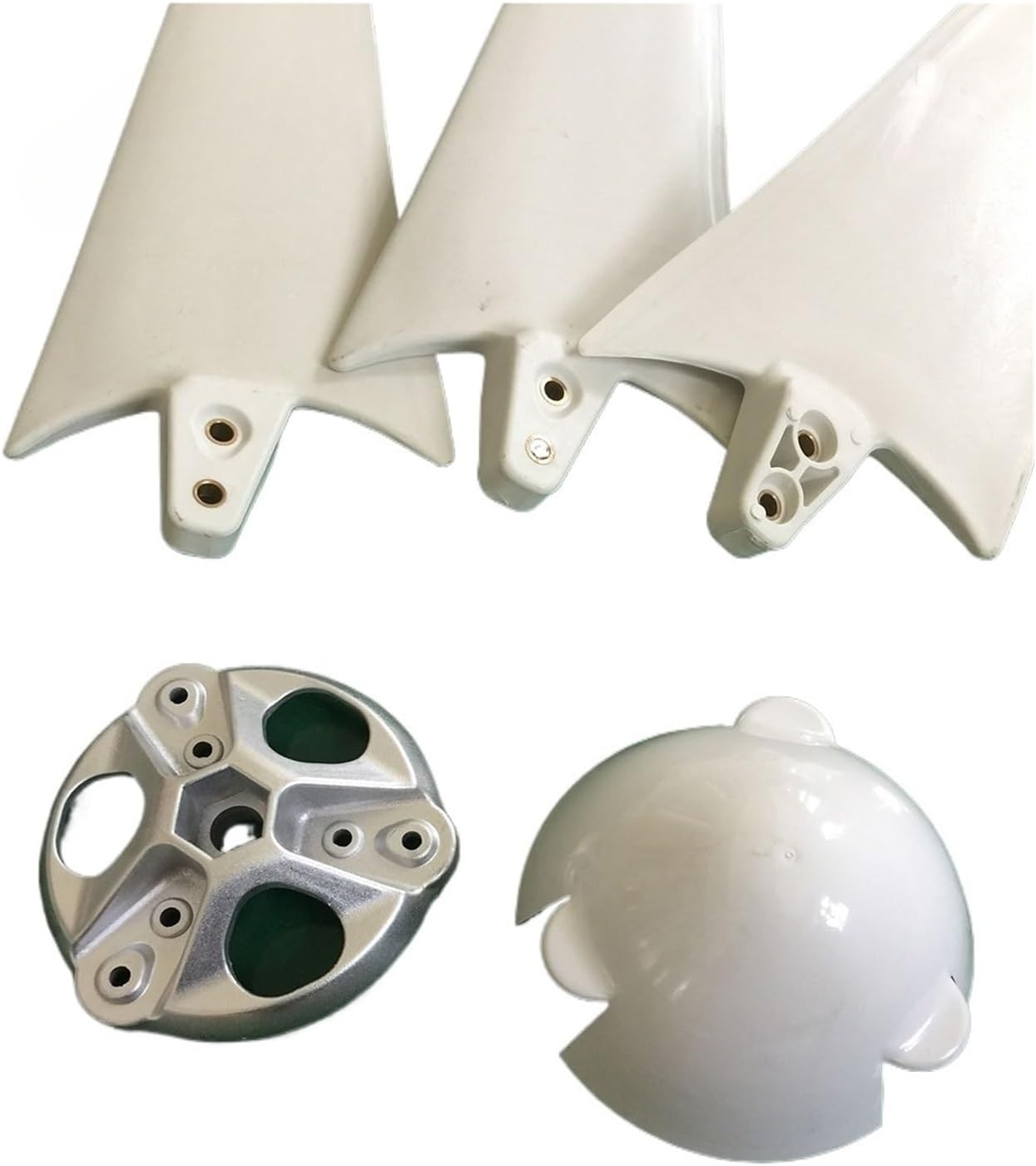 High Strength Nylon Fiber Windmill Horizontal Wind Turbine, 100W 200W 300W 400W 500W 600W Wind Generator Accessories DIY Bladesing(Package 2,600mm)