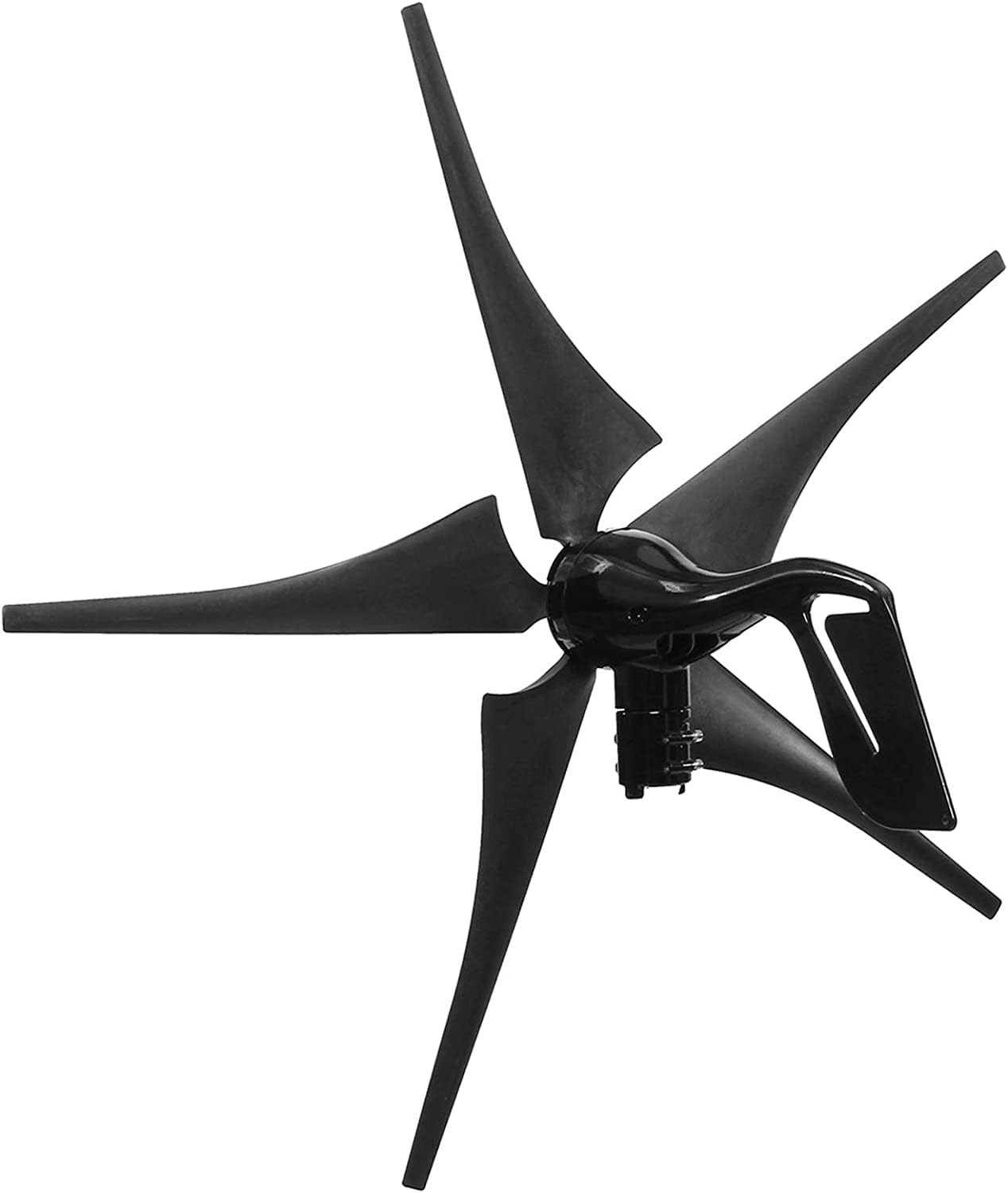 LiuSj JUnSt 3000W Horizontal Wind Generator, 5 Blades Wind Turbines with Charge Controller Suitable for Home Gardens, Boats, Outdoors,12v