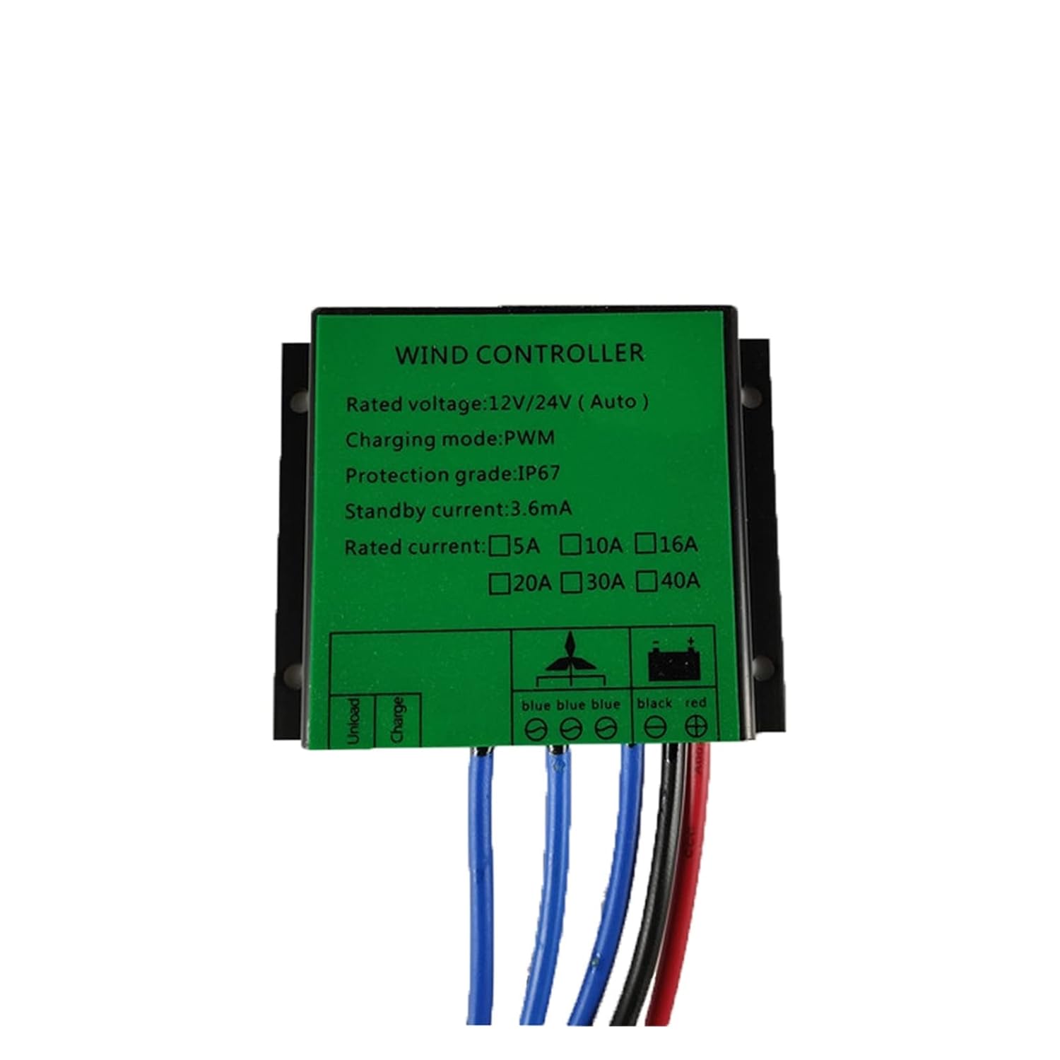 Wind Turbine Generator, 100w 200w 300w 5 Blades Vertical Axi Wind Turbines Generator Lantern 12V 24V Wind Turbines Kit - Onshore Wind(White,24V_100W)