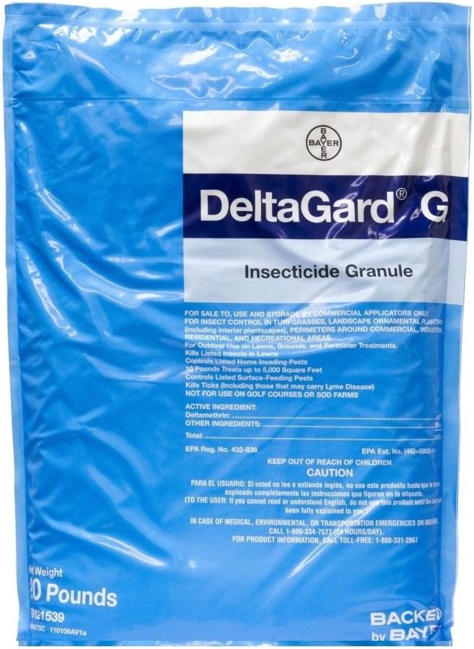 Deltagard Insecticide Granules - 20lb Bag for Long-Lasting Pest Control