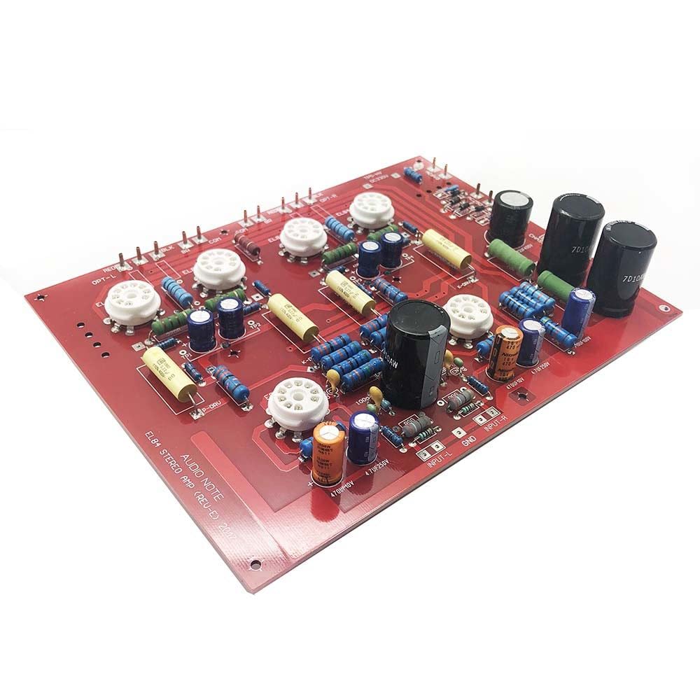 Hi-End Stereo Push-Pull EL84 Vacuum Tube Amplifier DIY Kit with Capacitance D4-004