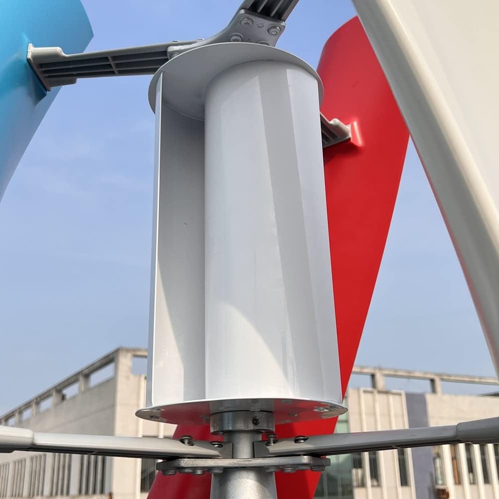 Wind Power Turbine Generator Wind Generator 1000w Inner Air Duct 2000w 3000w Energy Wind Turbine Power Permanent Maglev 12v 24v with MPPT Controller (Color : Multi, Size : MPPT Controller_48V)
