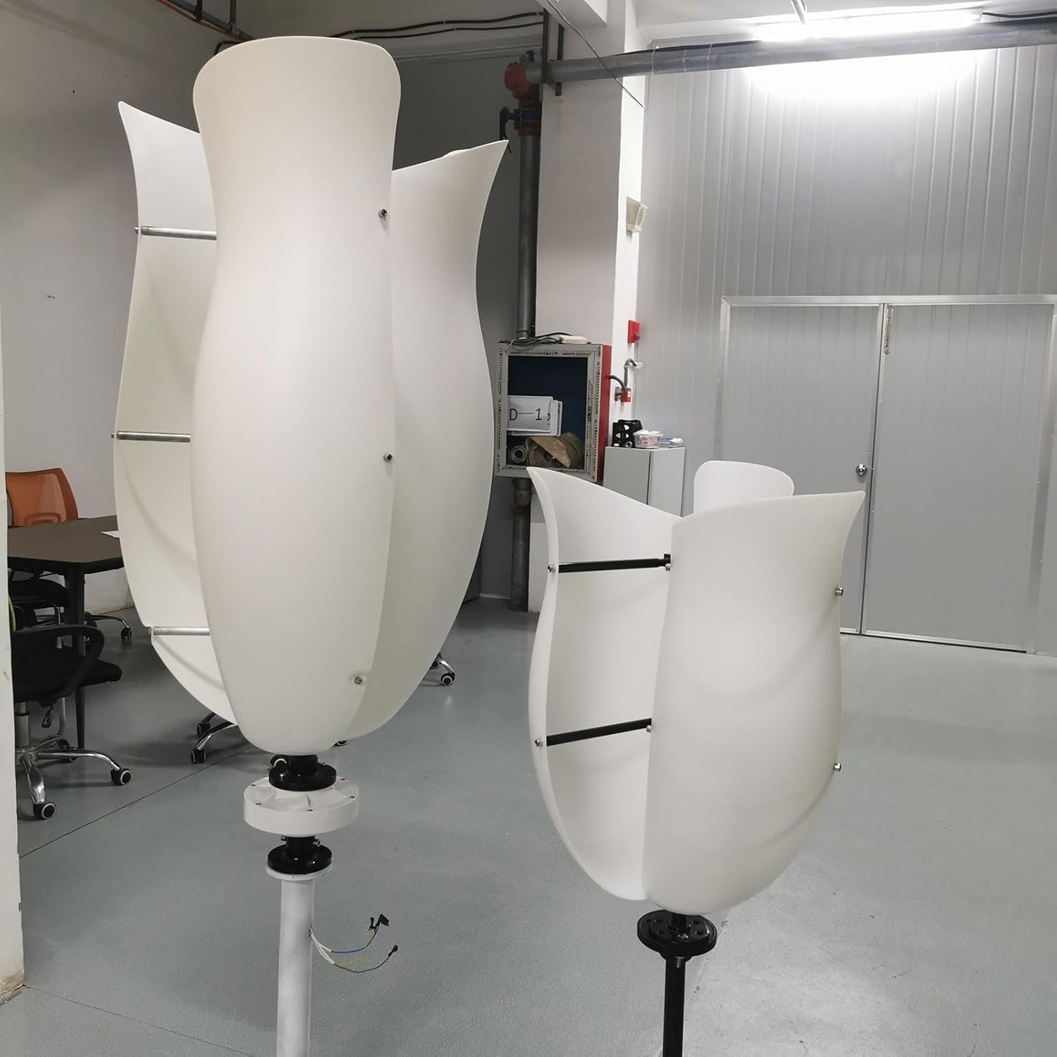 CAJUCA 5000W Wind Turbine Generator Kit Vertical Axis Wind Turbine Generator Home Generator Magnetic Levitation Breeze Start Wind and Solar Power