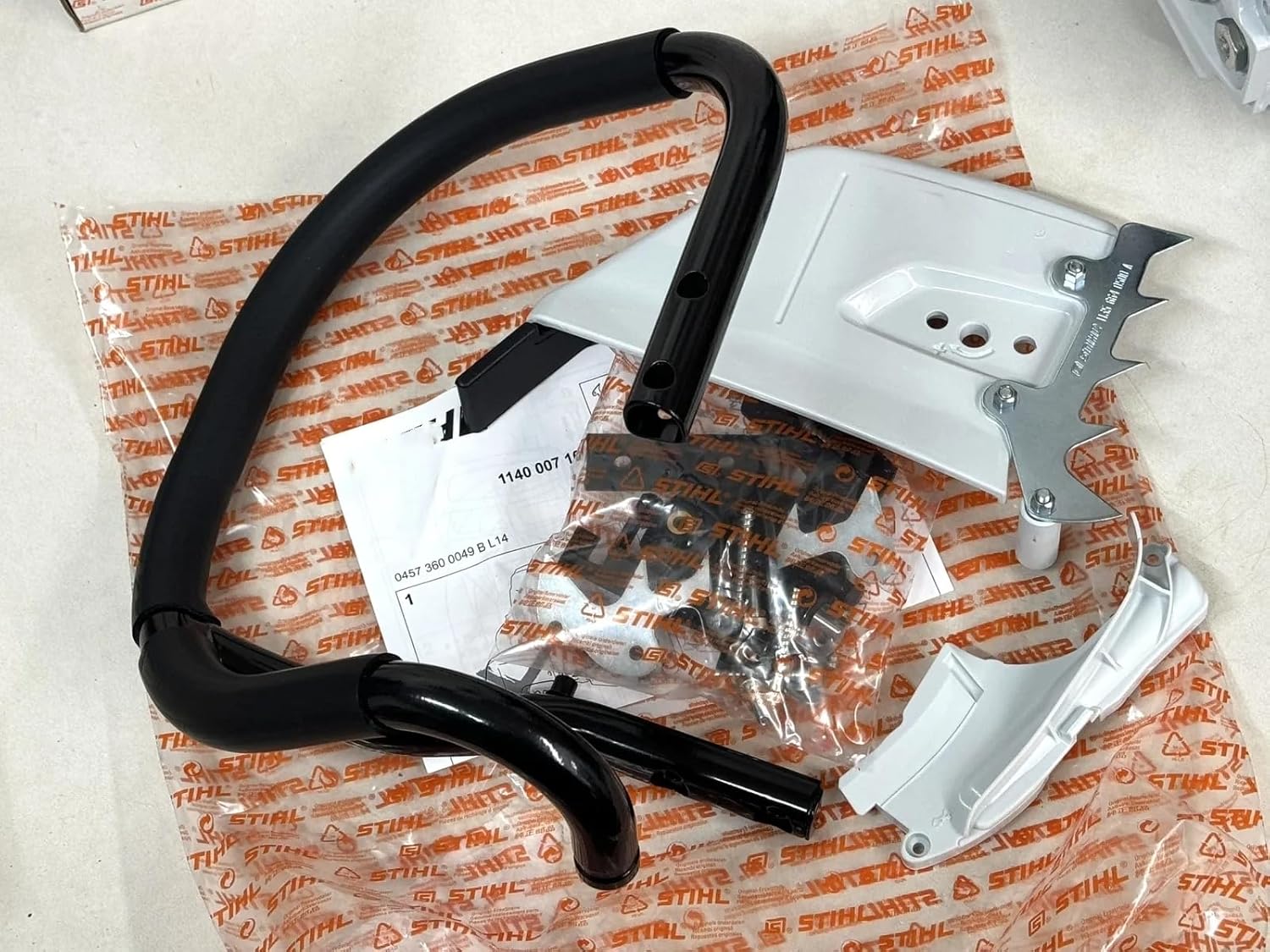 OEM SET WRAP HANDLEBAR 1140 007 1012 MS362 R MS400 SIDE COVER 11356640500, Replacement for STIHL OEM