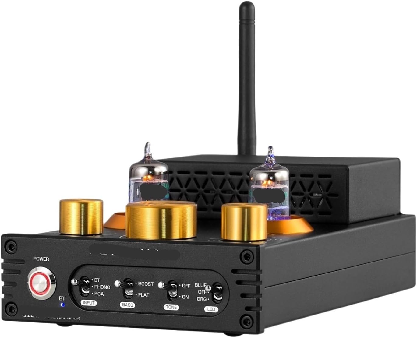 HiFi GE5654 Tube Amplifier Stereo 5.0 Receiver Amplifier MM Phono Power Amplifier for Turntable X-HD 160W+160W