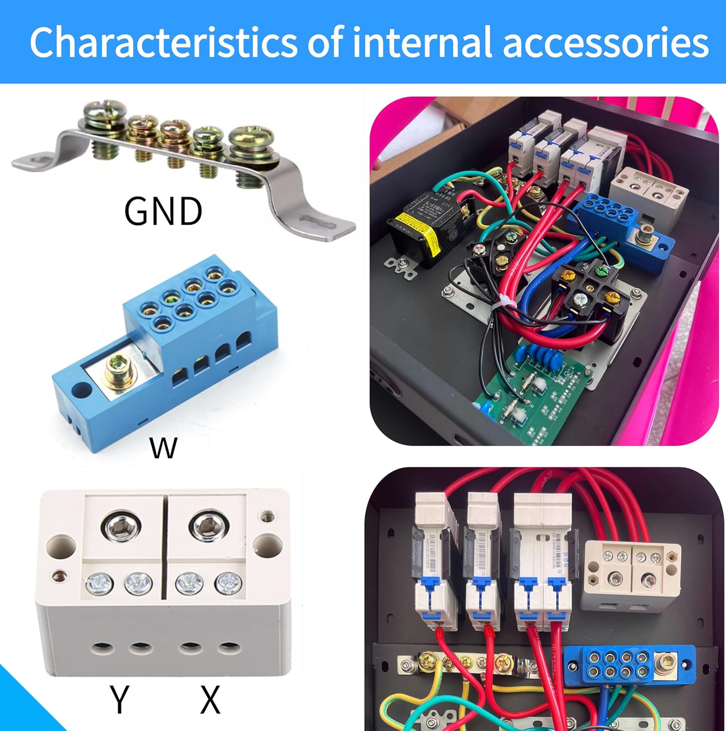 Temporary Distribution Box, It has Both 50A and 30A inlets, six 120V CFGI duplexes, one L14-30R Outlet, one L6-30R, and one TT-30R,Safe and Reliable Power on Any Construction site (Black)