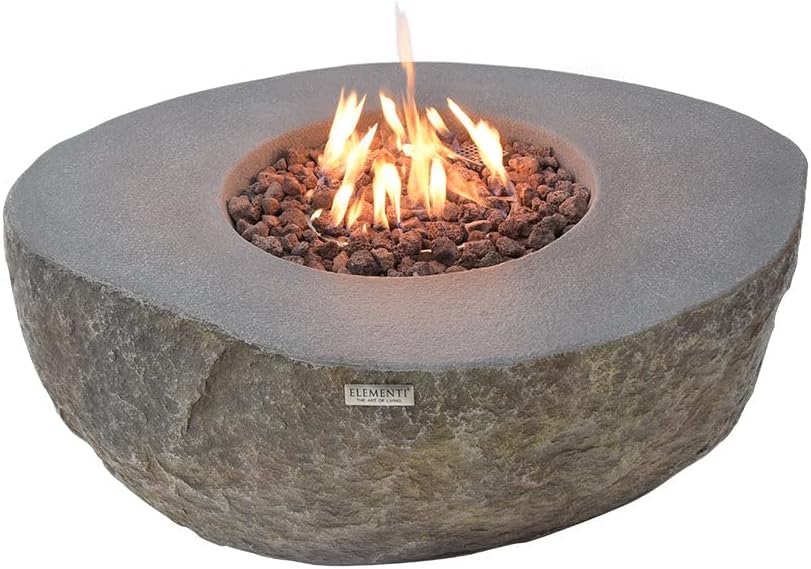 Boulder Concrete Fire Pit 43