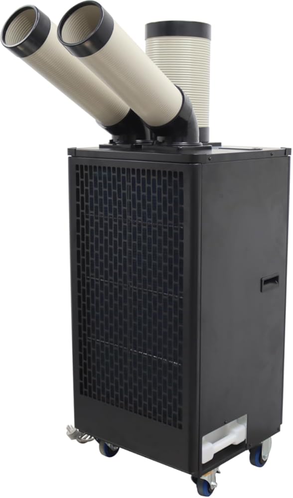 110V Industrial Air Conditioner 550m³/h Commercial Portable Industrial Spot Cooler 1100W Mobile Air Conditioner 12000BTU