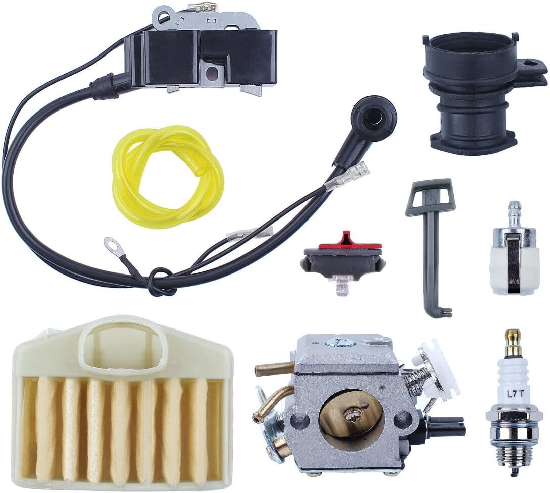 Replace Parts for Machine Ignition Coil Carburetor Air Filter Kit for Husquarna 365 362 371 372 Chainsaw