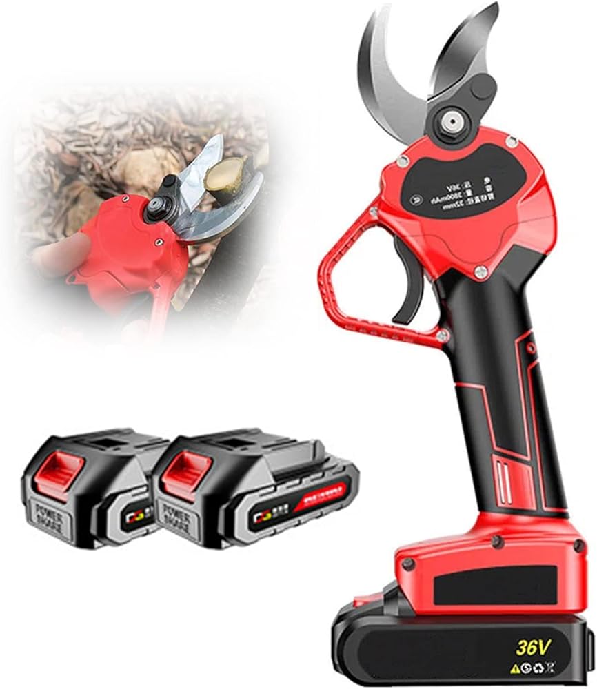 40mm/1.6inch Electric Pruning Shears, Power Pruner for Outdoor Bushes Garden Fruit Tree, 21V Tree Branch Pruner Rechargeable Battery