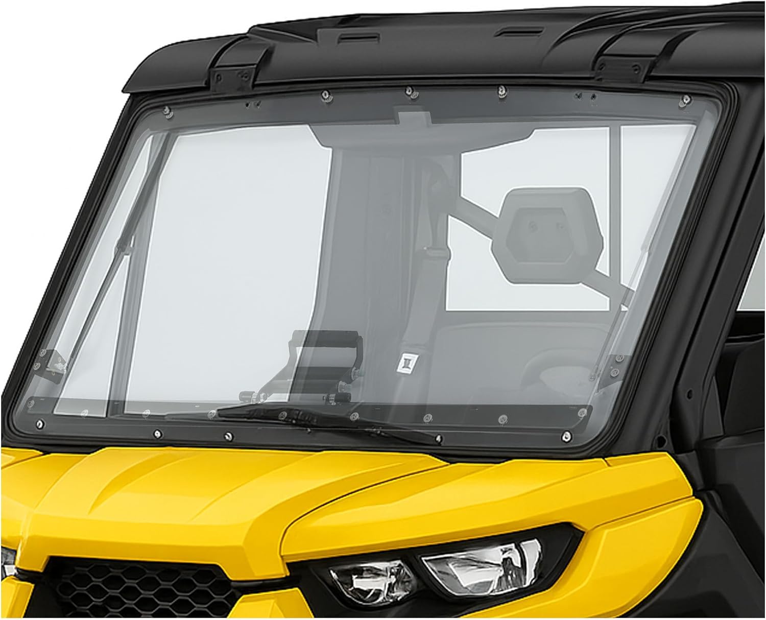 Flip Windshield Compatible with 2016-2024 Can-Am Defender HD5 HD8 HD10 Max UTV Front Full Windshield Accessories