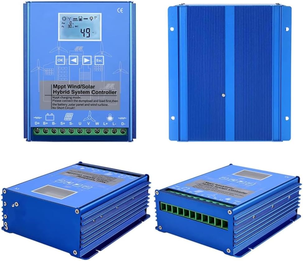 12v,HYZHANHONG High Performance Wind Solar Hybrid System Controller, Intelligent Wind/Solar Hybrid Charge Controller,with Resistor for Versatile Wind Turbine (48V-10000W)