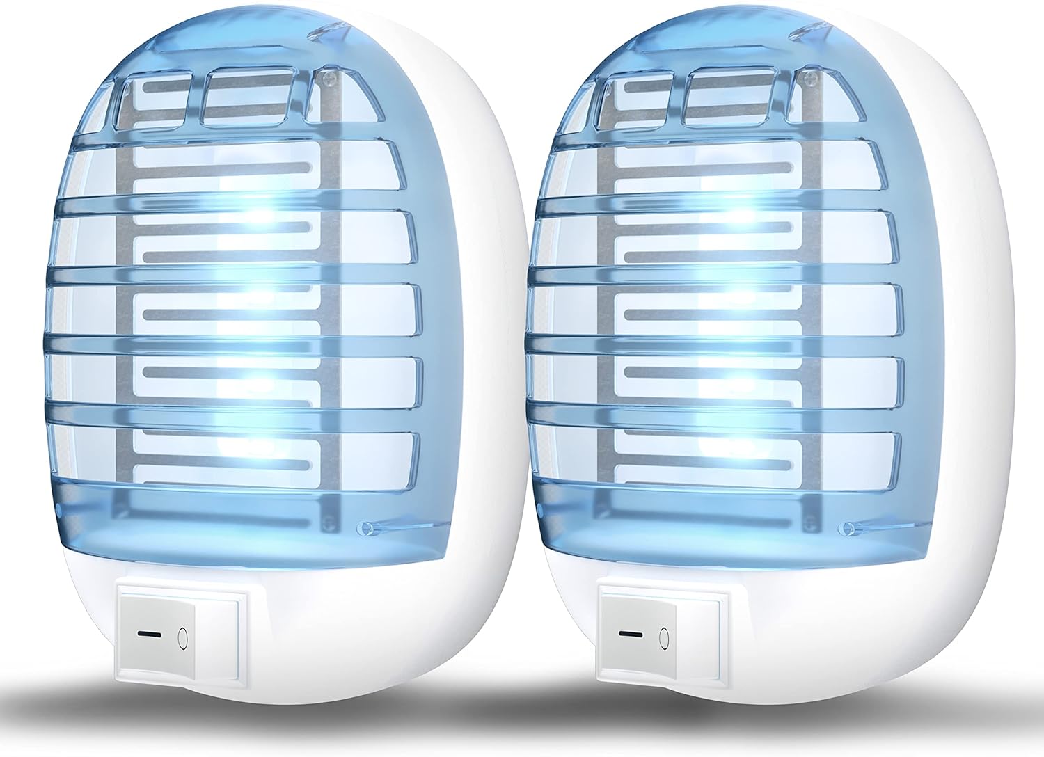 Home & Office Bug Zapper, Insect Traps for Indoors – Ideal for Kids & Pets, Kitchens, Bedrooms, & Baby Rooms (2-Pack)