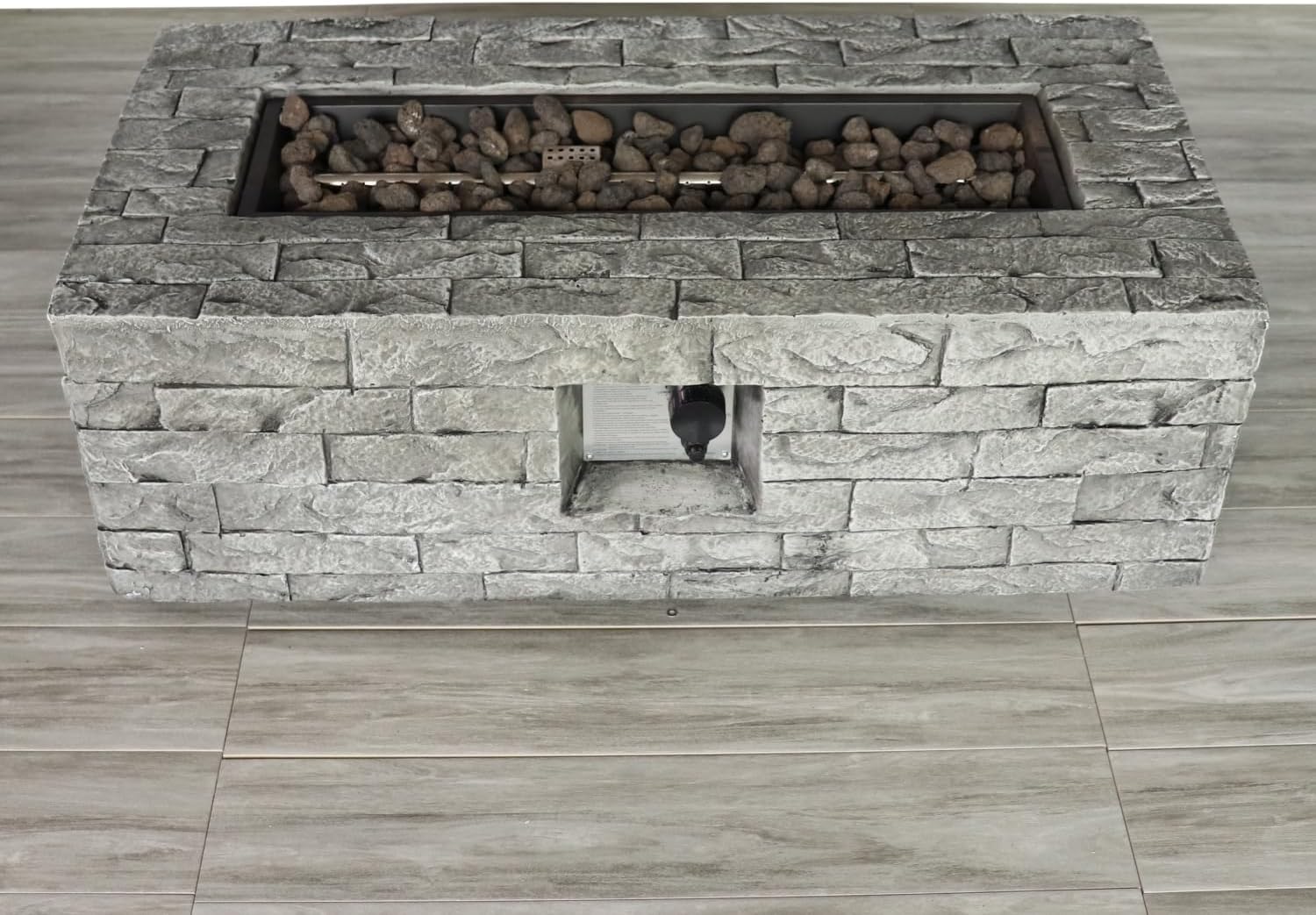 Fiber Reinforced Concrete Propane,Natural Gas Fire Pit Table