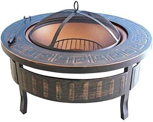 Fire Pits Outdoor Wood Burning Fire Pit Bonfire Wood Burning Patio Coal Grill Firepit