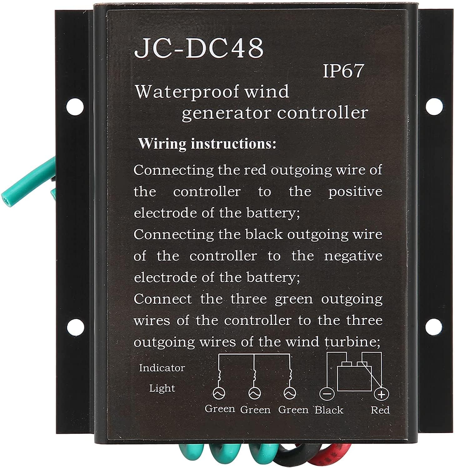 Wind Turbine 5000W 4 Blade Wind Vertical Double-Layer Axis Generator Generator Wind Turbine Kit