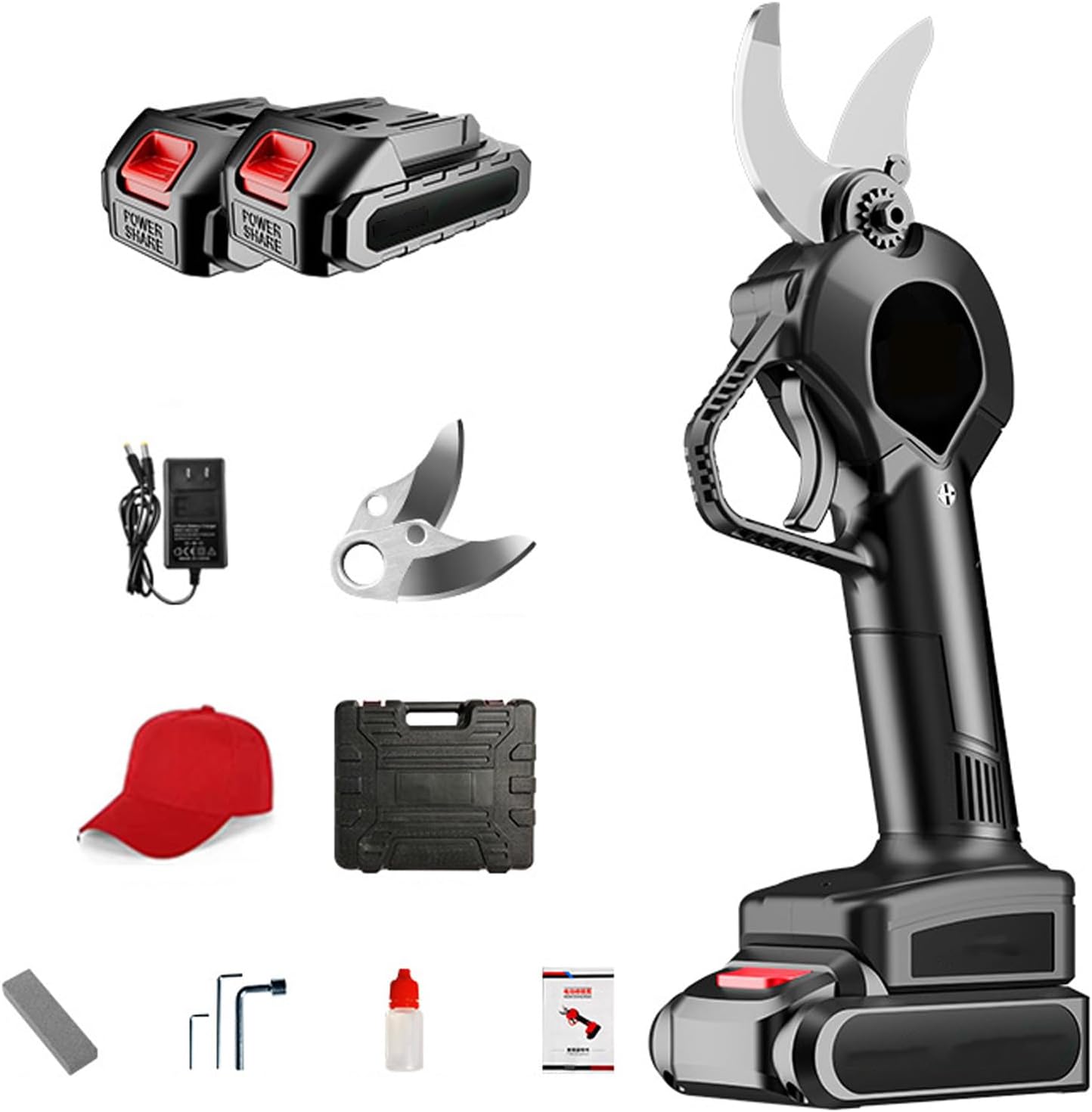 Electric Branch Pruning Machine,Brushless Electric Pruning Shears,Garden Branch Pruning Shears,Branch Shears,Suitable For Farms,Pastures,Orchards(Size:B)