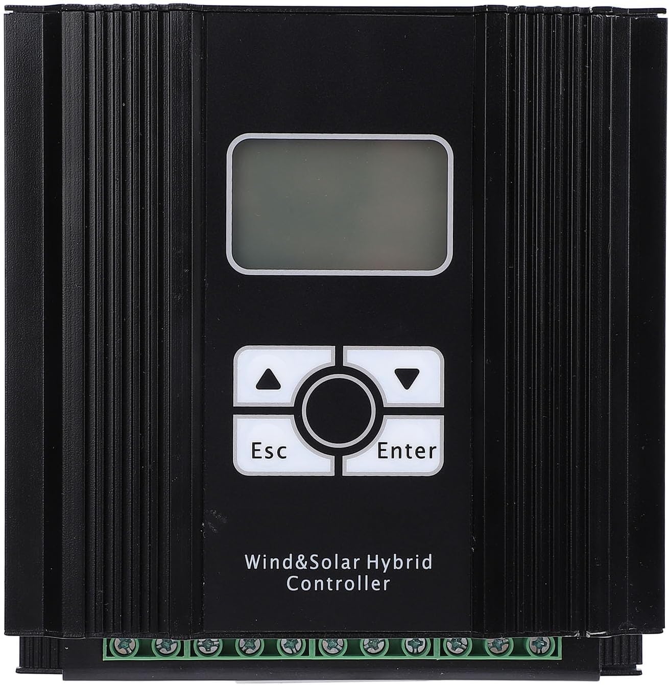 aqxreight Wind Solar Controller for 12V/24V Systems with MPPT Technology and Large LCD Display (600W Fan)