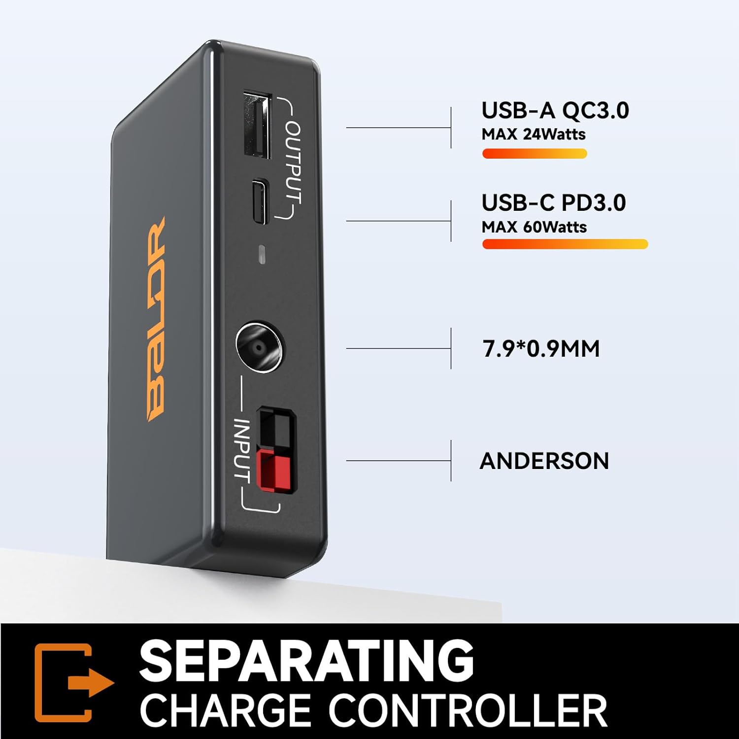 BALDR Solar Panels 200W Monocrystalline Portable Folding Solar Charger for Solar Generators and Portable Power Stations，Solar Panel Kit for Camping, Off Grid Living